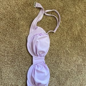 Purple bikini top